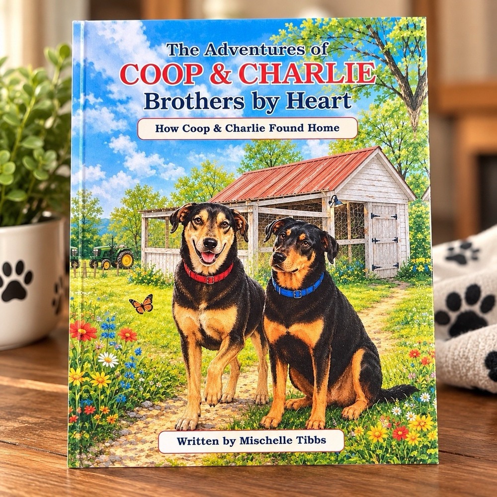 The Adventures of Coop & Charlie Brothers by Heart Kids Dog Rescue Book